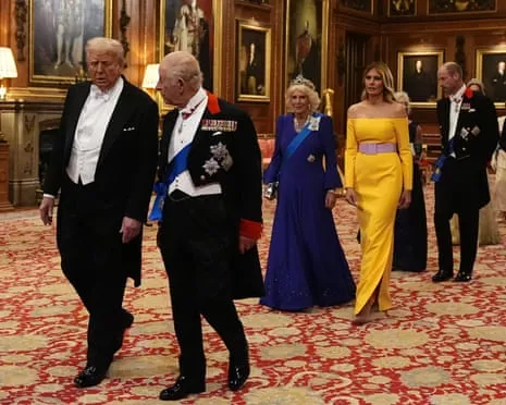 Royals Deploy Grand Welcome During Demonstrations; Kimmel Taken Off Air Due To Charlie Kirk Comments
